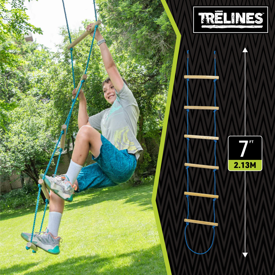 7 ft rope ladder for trees and slacklines