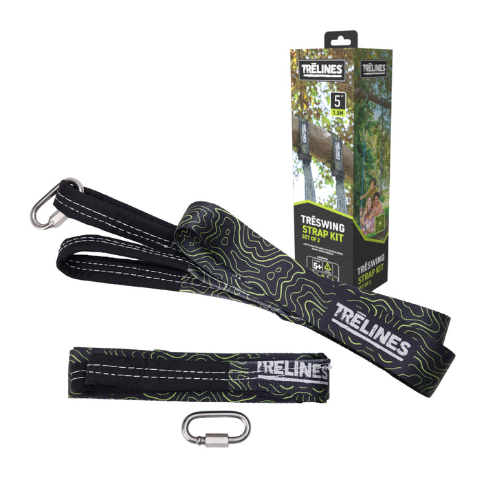 trelines tree swing hanging strap kit