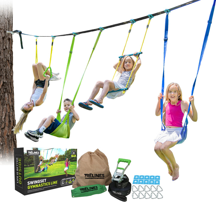 Swingset Slackline Trelines