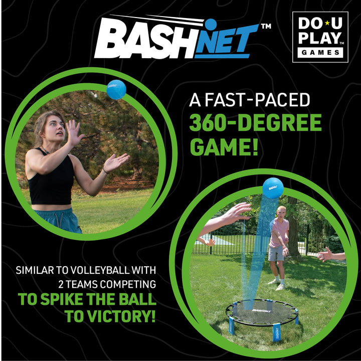 Beach Bash Bundle contains Trigo, Bash-Net Roundnet, Disc Duel