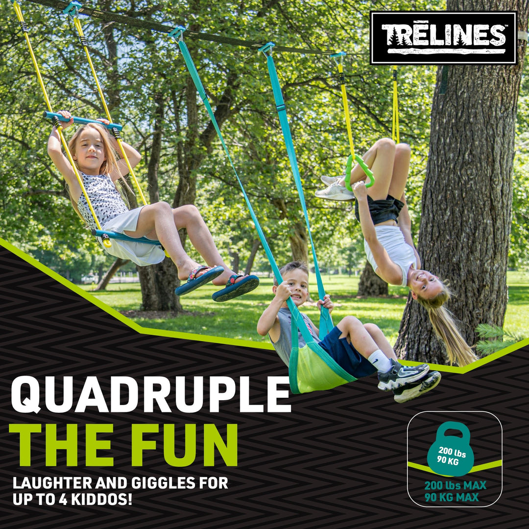 Fun Gymnastics Equipment - Double trapeze bar included