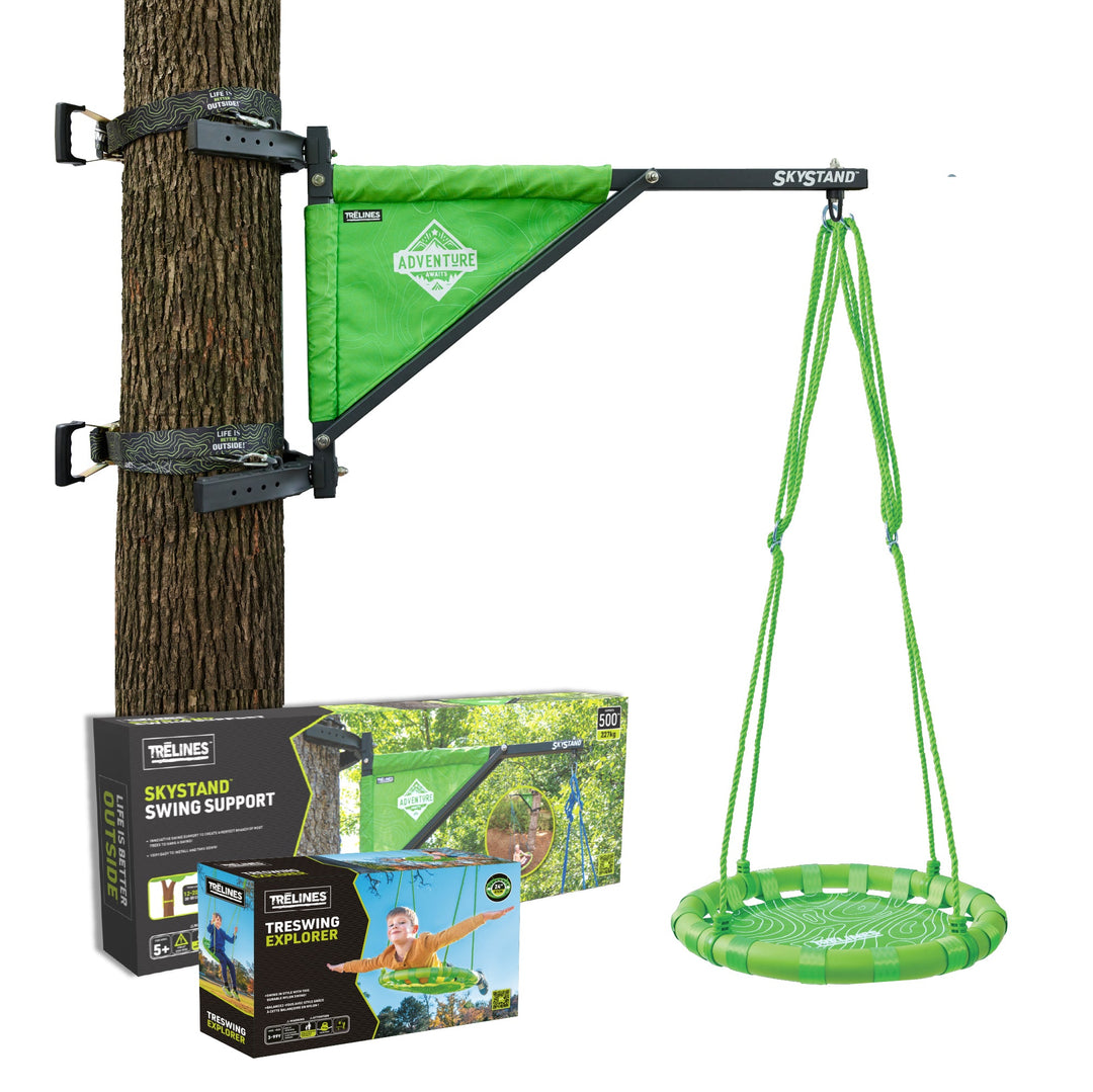 SkyStand and TreSwing Explorer Combo Swing Support System